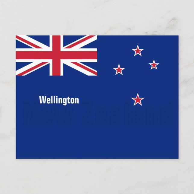 Carte postale Wellington, Nouvelle-Zélande (Devant)