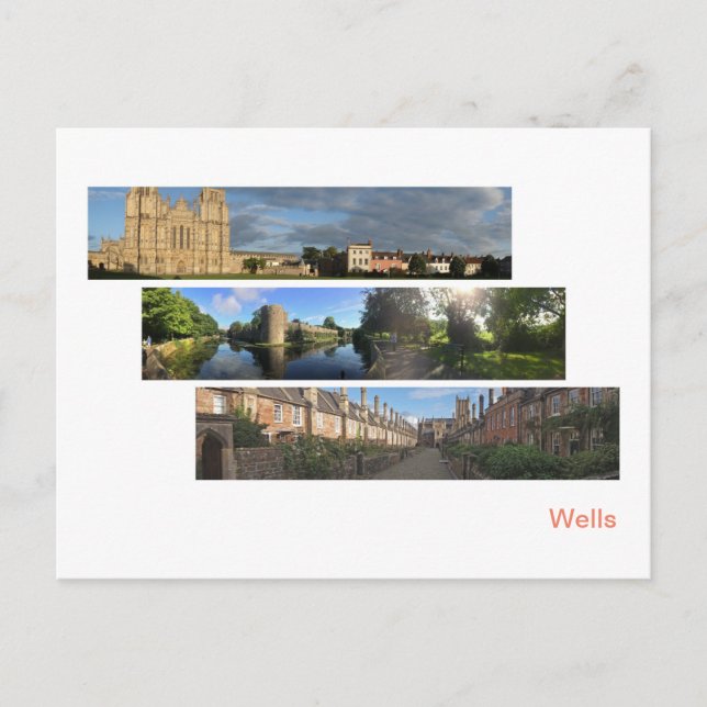 Carte Postale Wells Panoramas (Devant)
