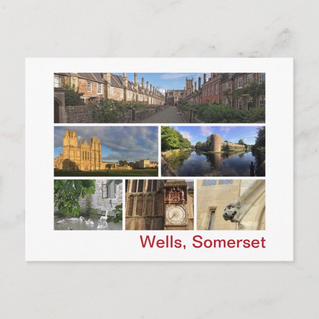 Carte Postale Wells, Somerset (Devant)