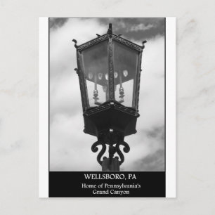Carte Postale Wellsboro, PA Accueil du Grand Canyon de Pennsylva