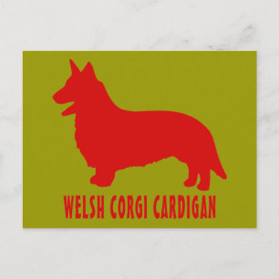 Carte Postale Welsh Corgi Cardigan