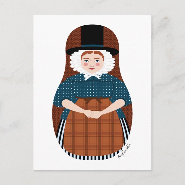 Carte postale Welsh Matryoshka (Devant)