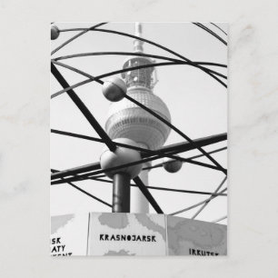 Carte Postale Weltzeituhr Fernsehturm Berlin No.1