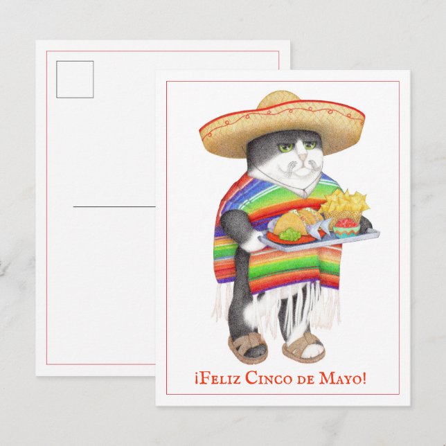 Carte postale WENDELITO Cinco de Mayo (Devant / Derrière)