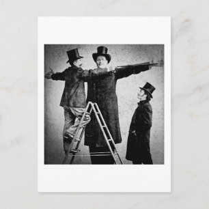 Carte Postale Wendt Cabinet Card Giant Circus Freak Sideshow