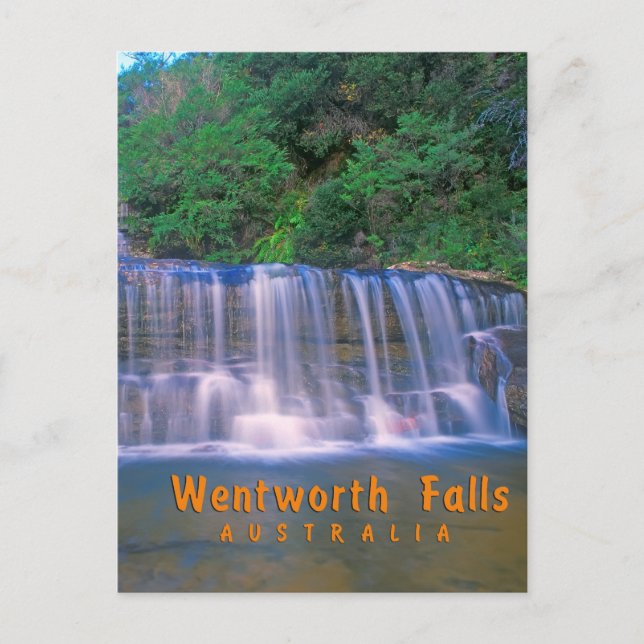Carte Postale Wentworth Falls, Australie (Devant)