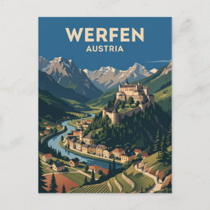 Carte Postale Werfen, Autriche Autriche