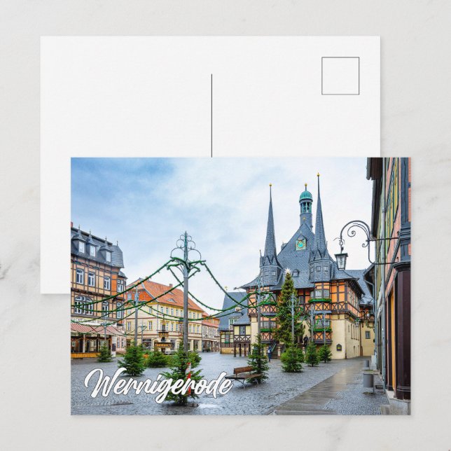 Carte Postale Wernigerode, Allemagne (Devant / Derrière)