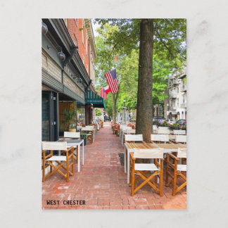 Carte postale West Chester centre-ville