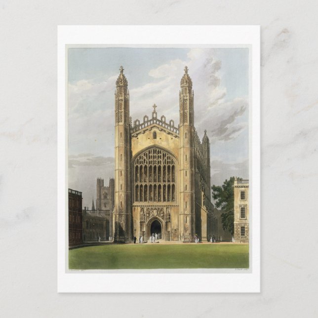 Carte Postale West End de College Chapel, Cambridge du Roi, de (Devant)
