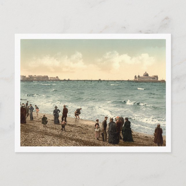 Carte Postale West End Pier I, Morecambe, Lancashire, Angleterre (Devant)