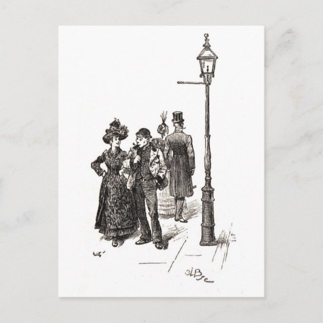 Carte Postale West et East End de Londres (Devant)