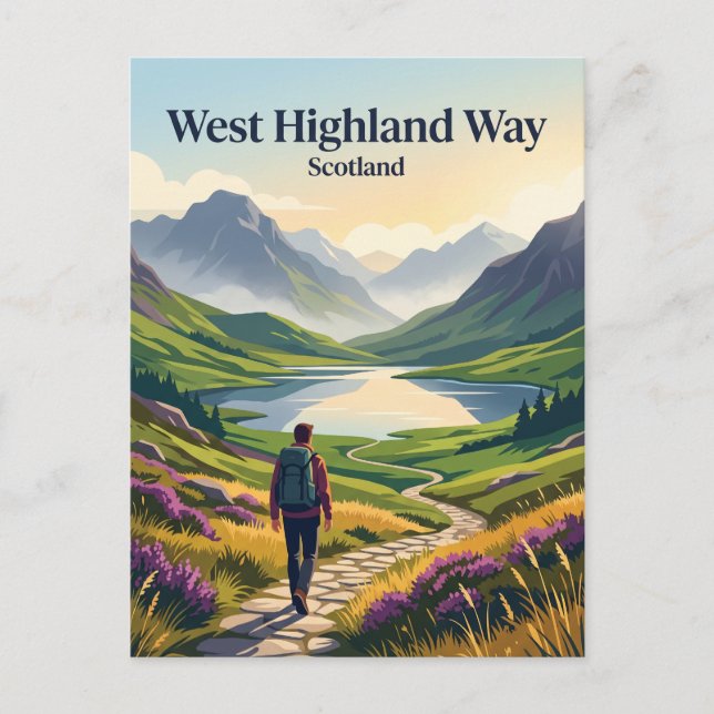 Carte Postale West Highland Way Écosse (Devant)