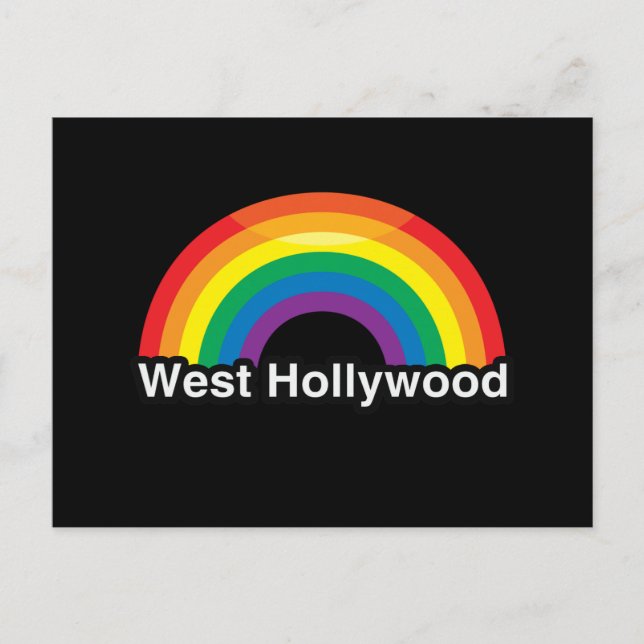 CARTE POSTALE WEST HOLLYWOOD (Devant)