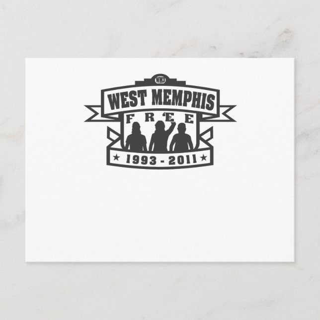 Carte Postale West Memphis Three (Devant)