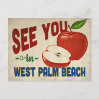 West Palm Beach Florida Apple - Vintage voyage