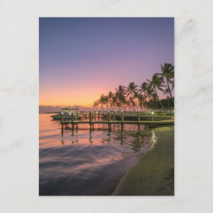 Carte Postale West Palm Beach, Floride, coucher de soleil