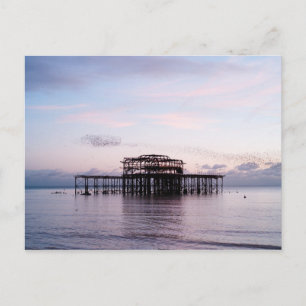 CARTE POSTALE WEST PIER - BRIGHTON & HOVE, EAST SUSSEX, UK