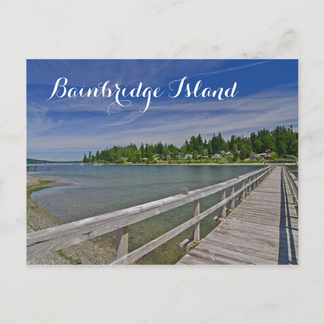 Carte Postale West Port Madison sur l'île de Bainbridge (Devant)