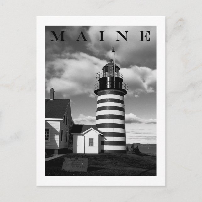 Carte Postale West Quoddy Head Light (Devant)