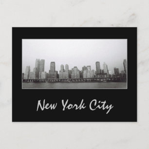 Carte postale West Side Skyline B&W