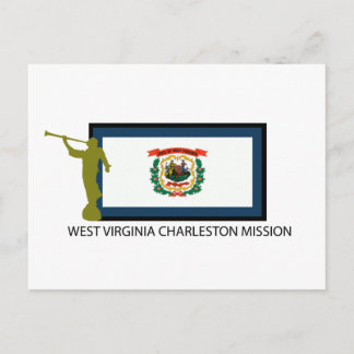 CARTE POSTALE WEST VIRGINIA CHARLESTON MISSION LDS CTR