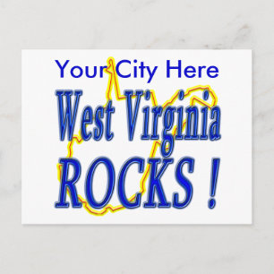 Carte Postale West Virginia Rocks !