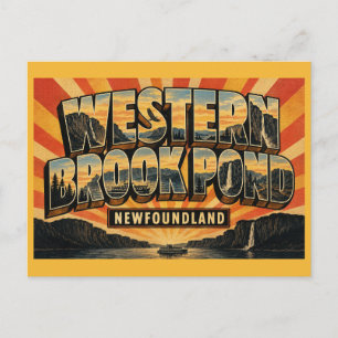 Carte Postale Western Brook Pond Terre-Neuve Fjord