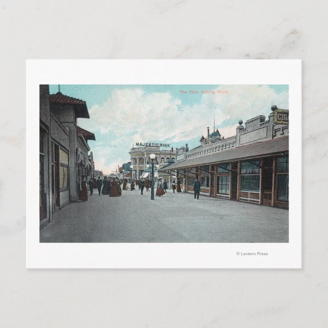 Carte Postale Western View from the PikeLong Beach, CA (Devant)