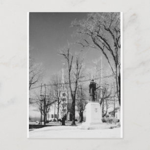 Carte Postale Westford Ma. Photo noir et blanc 1972