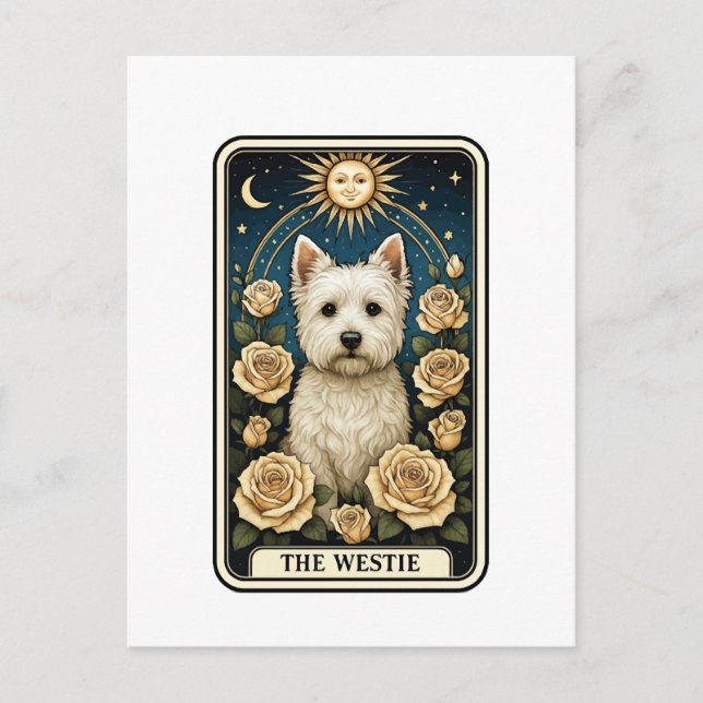 Carte Postale Westie (Devant)