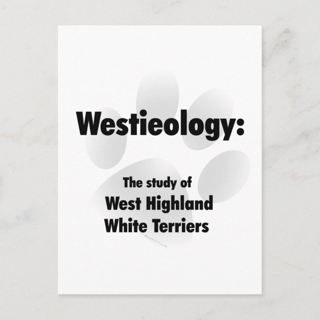Carte Postale Westiéologie (Devant)