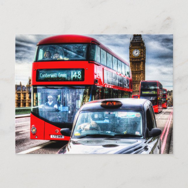 Carte Postale Westminster Bridge Londres (Devant)