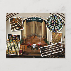 Carte Postale Westminster Church, Winnipeg montage