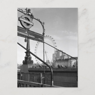 Carte Postale Westminster Station, Londres, UK Postcard