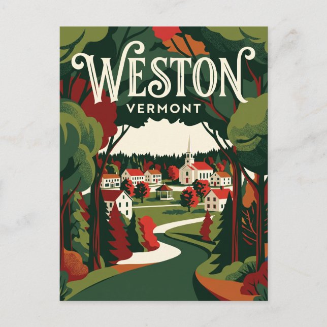 Carte Postale Weston États-Unis (Devant)