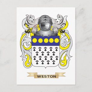 Carte Postale Weston Family Crest (Armoiries)