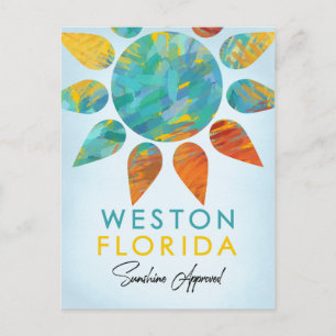 Carte Postale Weston Florida Sunshine Travel