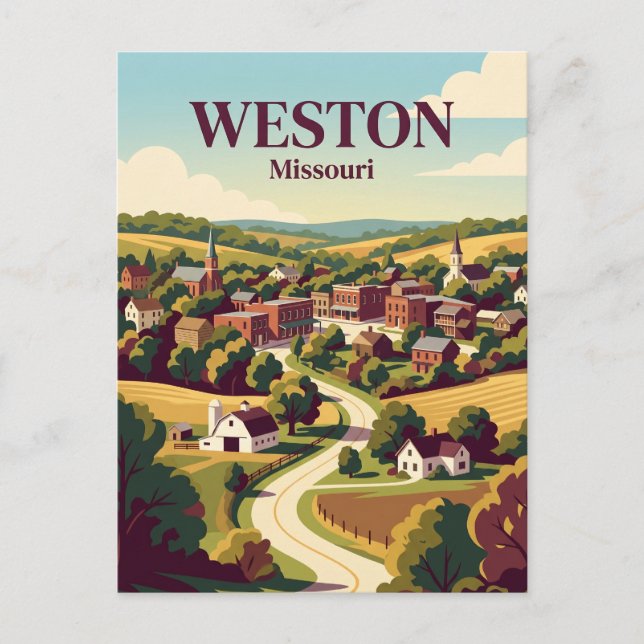Carte Postale Weston Missouri (Devant)