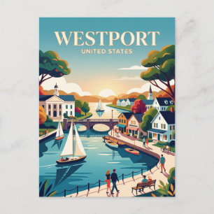 Carte Postale Westport Connecticut