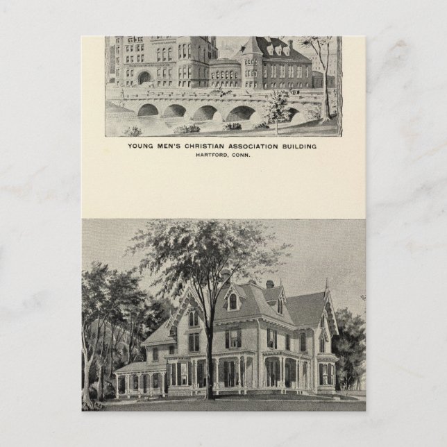 Carte Postale Westwood, YMCA, Hartford (Devant)