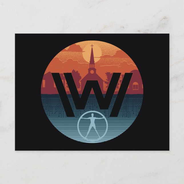 Carte Postale Westworld | Logo de l'église Escalante (Devant)
