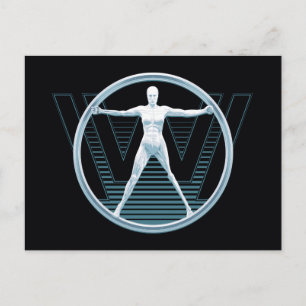 Carte Postale Westworld Vitruvian Android Logo