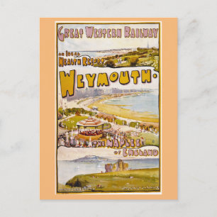 Carte Postale Weymouth, Dorset, Angleterre, Excursion en train