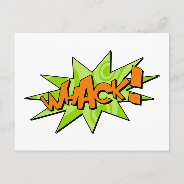 Carte postale Whack Comic Book (Devant)