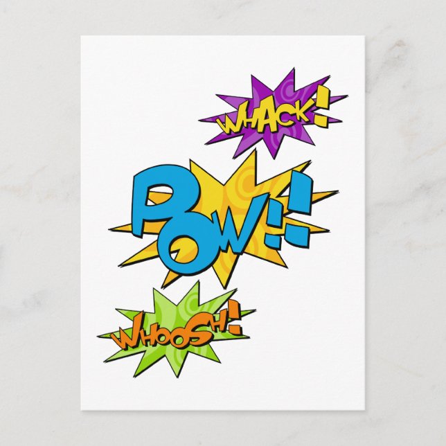 Carte postale Whack Pow (Devant)