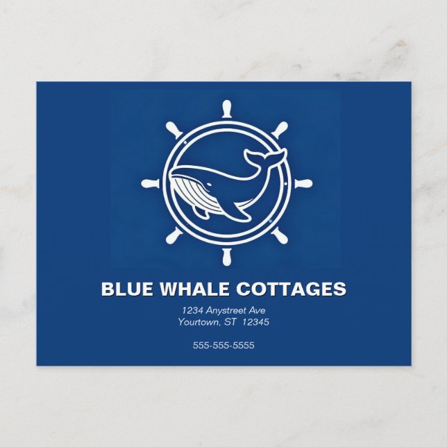 Carte Postale Whale and Helm Vacation Rental (Devant)