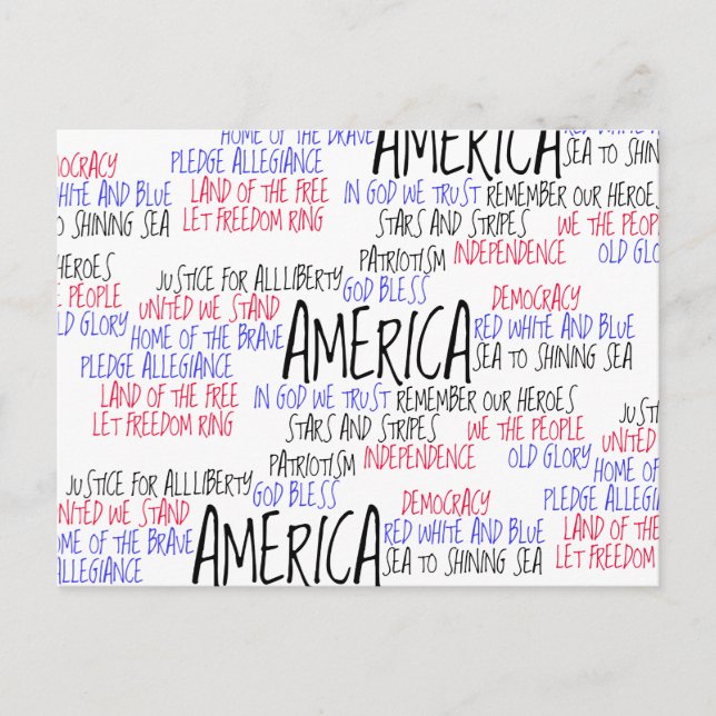 Carte Postale What America Means to Me (Devant)