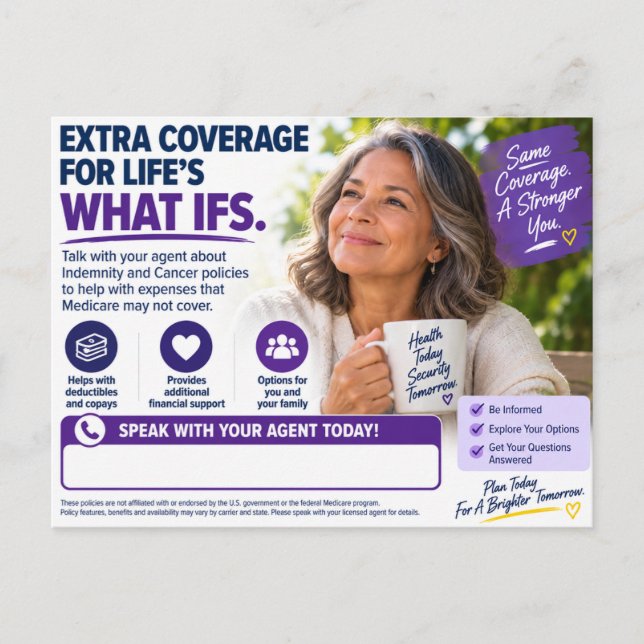 Carte postale « What Ifs » Couverture supplémentai (Devant)