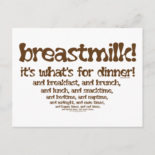 Carte Postale What's for Dinner (Devant)